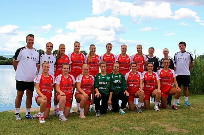 Das Team des Oberligisten HSG St.Leon/Reilingen. Foto: Helmut Peifer.